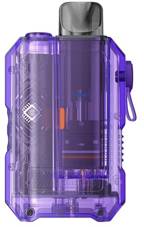 Aspire Gotek X Pod Vape Starter Kit E Cigarette Starter Vape, MTL & RDTL Smooth Vaping, Long Lasting 650mAh Battery, Inhale Activated, 10-13W, TPD Compliant Ecig, 2ml No Nicotine (Violet)