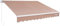 VEVOR Gelenkarmmarkise Manuell 240x400cm Einziehbar Markise Gelenkmarkise 280g Polyester wasserdicht Terrassenmarkise Stahl Aluminium UV 80+ Klemmmarkise Sonnenmarkise PU-Beschichtung beige