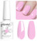 Vishine 8ml Pastel Gel Nail Polish Macaroon Pink Gel Polish Soft Bright Colors Long-Lasting Soak Off Nail Art Manicure Salon at Home, L200