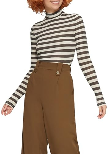 QS Gestreiftes Longsleeve im Slim Fit