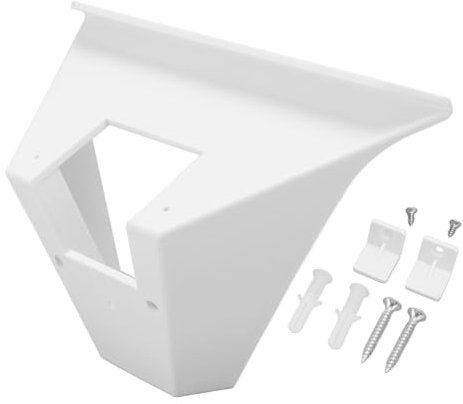 Router Wall Bracket Holder, Internet Kit Satellite Bracket Wall Mount, Rustproof Stable ABS Router Protective Wall Mount for StarLink Mesh Router V2 Mesh Router