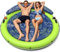 JOSEN Flotadores de piscina para adultos, piscina de bronceado inflable, flotadores de piscina extragrandes para adultos, resistentes, balsas redondas, flotadores de agua con portavasos