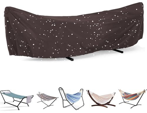 Funda para Hamaca para Exteriores Piscina Jardin,Transpirable Tela Oxford 210D Funda para Hamaca Impermeable Prueba Polvo Hammock Cover Funda Protectora para Hamacas y Bastidores(Size:210D-370x140x93c