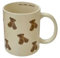 Tasse en céramique pour enfant - 300 ml - Couleur crème - Cadeau pour garçons et filles (tasse d'ours)