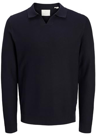 JACK & JONES Men's Jprcceaston Knit Split Neck Sn