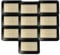 vhbw 10x filtro a pieghe piatte compatibile con Nilfisk Attix 33, 44 M-H, 33 M-H, 44 aspirapolvere - Elemento filtrante