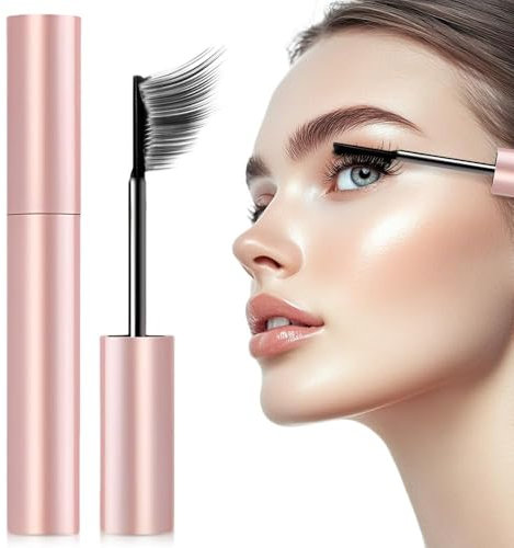 2025 Neuestes Wasserfester Wimperntusche,Tubing Mascara, Verlängerung Langanhaltender Extensions Mascara für Augen Make-up,Hochzeit,Party (Schwarz)