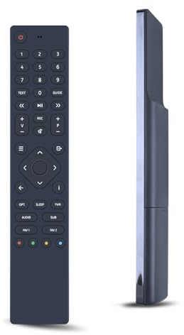 RYQIF Telecomando di ricambio compatibile con Nokia 6000 ricevitore terrestre DVB-T, ricevitore DVB-T2, HD, H.264, HEVC H.265