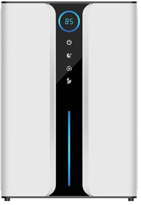 lynorhome Luftentfeuchter mit wiederverwendbarem Luftfilter(Dual-Core-Digitalanzeige)