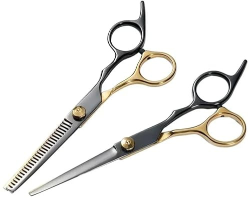 Ensemble de ciseaux à cheveux Ciseaux de coiffure professionnels, accessoires, ciseaux à effiler, dentaires, outils modelage(Color 3)