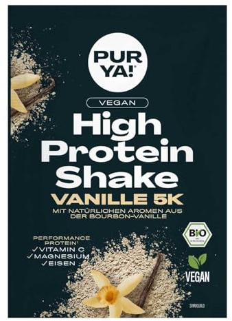 Purya! High Protein Shake, Vanille 5k, vegan, 30g