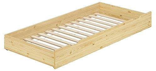 Erst-Holz Bettkasten als Zusatzbett für unsere Einzelbetten - mit Rollrost - 90.10-S6