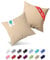 Buymax® Kissenbezug 50x50 cm (2er-Set) 100% Jersey Baumwolle - Kissenbezüge für Kissen 50 x 50 cm - Sand - Kopfkissenbezug mit Reißverschluss - Kissenhülle - Oeko-Tex Zertifiziert