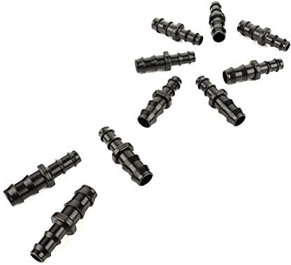 LST 10x Schlauchverbinder Reduzierstück Kupplung PE-Rohr Bewässerungssystem 20x16 mm