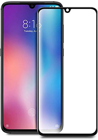 SoYi para Xiaomi Mi 9 SE Protector de Pantalla, Cristal Protector de Pantalla de Vidrio Templado Diseñado para Xiaomi Mi 9 SE (Negro)