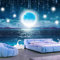 Tapete 3D Fototapete Sternenhimmel 3d nahtlose Hintergrund Tapete Decke Decke Thema Wandbild ktv Hotel Nachtlicht Galaxie Tapete