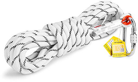 ZHWNGXOlian 12.5 mm Universalseil Weißes Polyester Hochfestes Drahtgeschwindigkeits-Fallseil Hoher Temperaturwiderstand Maximale Tragfähigkeit von ca. 4000 kg(Size:12.5mm X 80M)