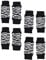 MERIGLARE S / M Each 4 Pieces Pet Warmer Arthritis Dog Leg Wound Protector Socks