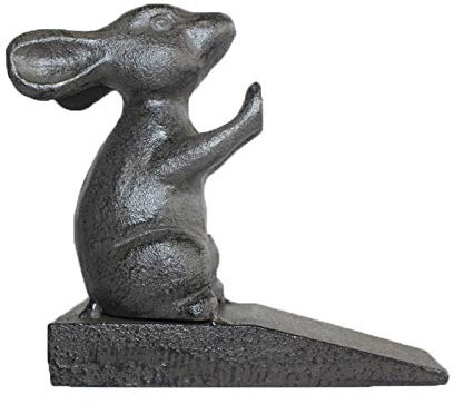 UDRJU Sculpture Statue Metal Cast Iron Windproof Door Stop Small Mouse Door Stop Beautifully Decorated Home Villa