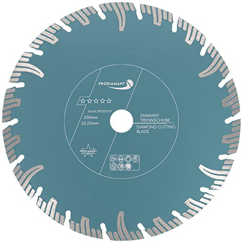 PRODIAMANT Profi Diamant-Trennscheibe Granit Super Speed Cut 230 mm x 22,2 mm Diamanttrennscheibe