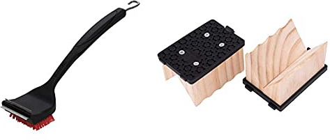Char-Broil 140 533-2-in-1 Cool-Clean Grillbürste, Nylon. & Char-Broil 140 041-Hot-clean Ersatzkopf für Premium Grillbürste