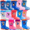 Characters Cartoons - Bambina Bambino - Stivali Pioggia Galosce in Gomma Calosce impermiabili - Prodotto Originale [810 Rosa - 28]