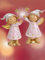 Pommerntraum ® | 2-ER Set Weihnachtsengel Engelchen Schutzengel Engel Engelsfiguren Weihnachtsdekoration Dekorationsfiguren (rosé)