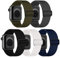 chinbersky 5 Stück Armbänder, kompatibel mit Apple Watch-Armband, 41 mm, 40 mm, 38 mm, für Herren und Damen, verstellbar, Nylon, elastisch, geflochten, Sport, für iWatch Serie 8/7/6/5/4/3/2/1/SE