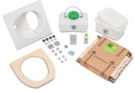 Kildwick MicroLoo Bausatz Campingtoilette/Komposttoilette weiß