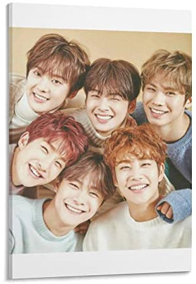 QINGJIE ASTRO K-pop Hot Poster Wandkunst Poster Drucke Heimdekoration Bild Leinwand Malerei Poster 60 x 90 cm