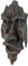 Baumrinde Gesicht, Greenman Baumskulpturen – Waldgeist, Gottheit, Baum, Ents, Statue, grüne Männer, dekorative Figuren für Garten