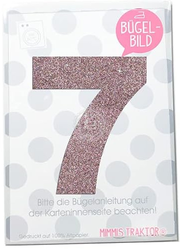 GLITZER Bügelbild Zahl Wunschzahl 10 cm Geburtstags Shirt 0 1 2 3 4 5 6 7 8 9 Aufbügler Applikationen Bügelsticker für Stoffe Textilien Kinder zum Aufbügeln Flicken