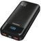 Power Bank 27.000mAh Batteria Esterna a Ricarica Veloce 3A USB C Caricatore Portatile con Display LCD, 3 Uscite e 2 Ingressi Compatibile con Telefono e Tablet