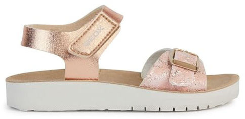 Geox Mädchen J Costarei Gi Sandal, Rose Gold, 39 EU