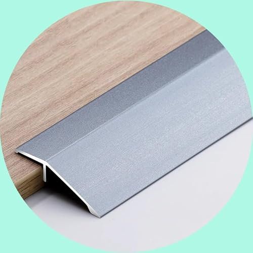 WINARA Übergangsprofil Höhenausgleich 3mm-15 mm Ausgleichsprofil, Boden Übergangsleiste, Übergangsschiene for unebene Böden/Türen/Teppiche/Fliesen (Color : Iron Grey, Size : 1 * 90cm (3ft))