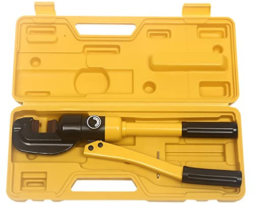 Pince à sertir hydraulique 12 tonnes, pince à sertir, outil de coupe d'armature, coupe-boulons, coupe-boulons, coupe-acier, coupe-main, pour tige d'armature de 4 à 22 mm