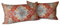 Snylcce 2er Set Boho Kissenbezüge Dekokissen 30 x 50 Samt Soft Kissenbezug Böhmischer Retro Ethno Dekorative Kissenhülle Zierkissenbezüge für Sofa Schlafzimmer Wohnzimmer Zuhause Dekoration Rot
