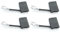 COEOPNC 4 Stück Neue 384613-01 38461301 DW871 Kohlebürste DW871-AR DW871-B2 DW872 Kappsäge Montage Winkelschleifer Kohlebürsten Teile Langlebig für Dewalt Ersatz Montagezubehör