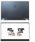 Wzqrps Replacement Laptop LCD Cover Back Rear Top Lid Front Bezel with Hinges for MSI GE66 Raider 10SD 10SE 10SF MS-1541 MS-1542 MS-1543 GE66VR 9S7-154114 307541A413 307541A413HG0 307542A211 Blue