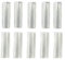 10 piezas transparentes para reparación de cordones de zapatos, Clear, Small