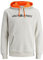 JACK & JONES Herren JJECORP Old Logo Sweat Hood, Kapuzen Hoodie Langarm, White Melange/Shocking Orange, L