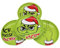 KAMACA 4er SET Weihnachtsteller Keksteller aus Metall Weihnachts- oder Nikolaus- Teller für Kekse, Gebäck, Stollen und Süßes (4er Set Gebäckteller Muffel)
