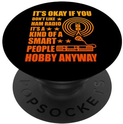Ham Radio Smart Hobby Fun für Funkbegeisterte PopSockets Klebender PopGrip