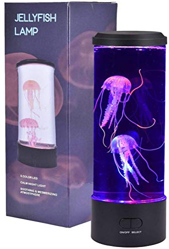 Quallen-LED-Lampe, farbwechselnde Quallen, Heimdekoration, LED-Stimmungsnachtlicht, Quallen-Aquarium, Weihnachtsgeschenk für Raumdekoration, LED-Quallenlampe, Stimmungsnachtlicht, Quallen