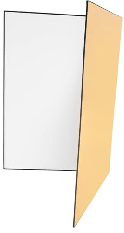 SECFOU Photography Reflector Cardboard Folding Reflector Gold Mirror Light Diffuser Board Photo Prop Still Life Photography