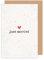 Edition Seidel Premium Glückwunschkarte zur Hochzeit mit Umschlag. Hochzeitskarte Grußkarte Vermählung Just Married Wedding Day Brautpaar Herz Liebe (H491 SW025)