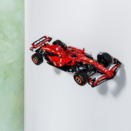 Brickify Wall Mount Bracket Compatible With Lego Technic Ferrari SF-24 42207 - Securely Display Your Car - Lego Set NOT Included
