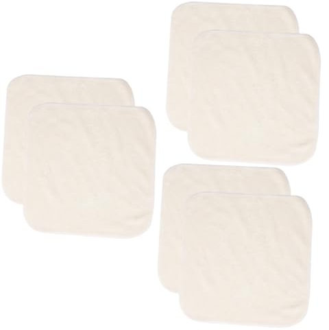 DEARMAMY 3 Ensembles Lingettes Nettoyantes Pour Le Visage À Toilette Serviette Débarbouillettes Lavage De Toilette Exfoliant Serviette Beige 2 Pièces * 3