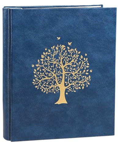 Biniveil Album fotografico tascabile, 17,8 cm, resistente all'usura, 400 fogli, moderno libro dei ricordi per scuola, libreria, camera da letto, soggiorno