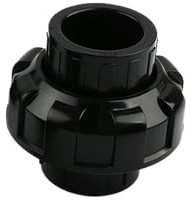Supkancl Raccords Union en PVC Noir épais, 1 pièce, 20, 25, 32, 40, 50 mm, Accessoires for Aquarium, raccords for Irrigation de Jardin(25mm)